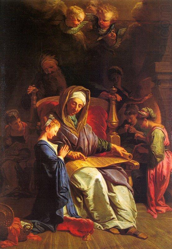 The Education of the Virgin, Jean-Baptiste Jouvenet